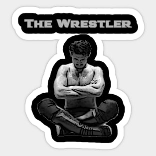 The Wrestler (Regular Font) Sticker